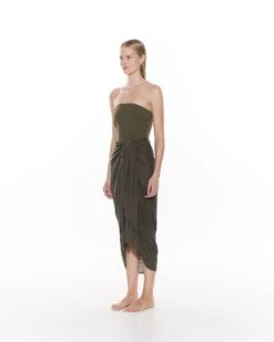 Alternative view of Dexter Sarong | Army