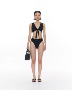 West Top | Black 10 West Top | Black -Myraswim BLACK3027