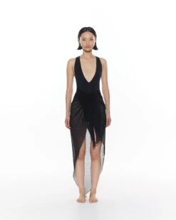 Ivy Sarong | Black 10 Ivy Sarong | Black -Myraswim BLACK3168