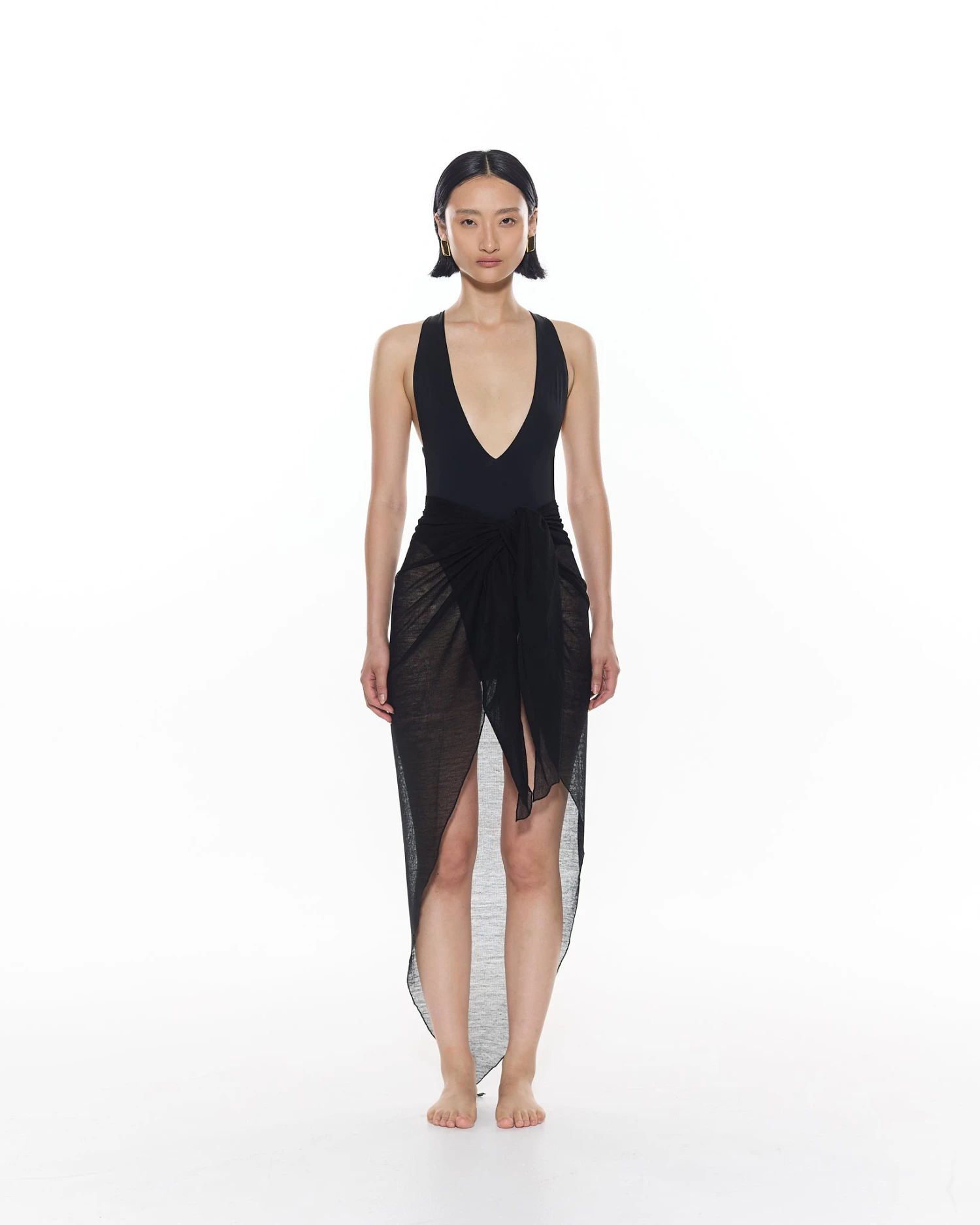 Ivy Sarong | Black 4 Ivy Sarong | Black - Image 4