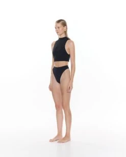 Alternative view of Veneta Top | Black