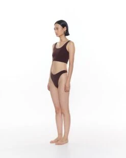 Alternative view of Stella Top | Chocolate