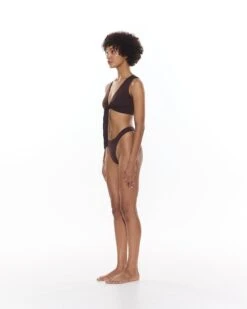 Alternative view of West Top | Chocolate