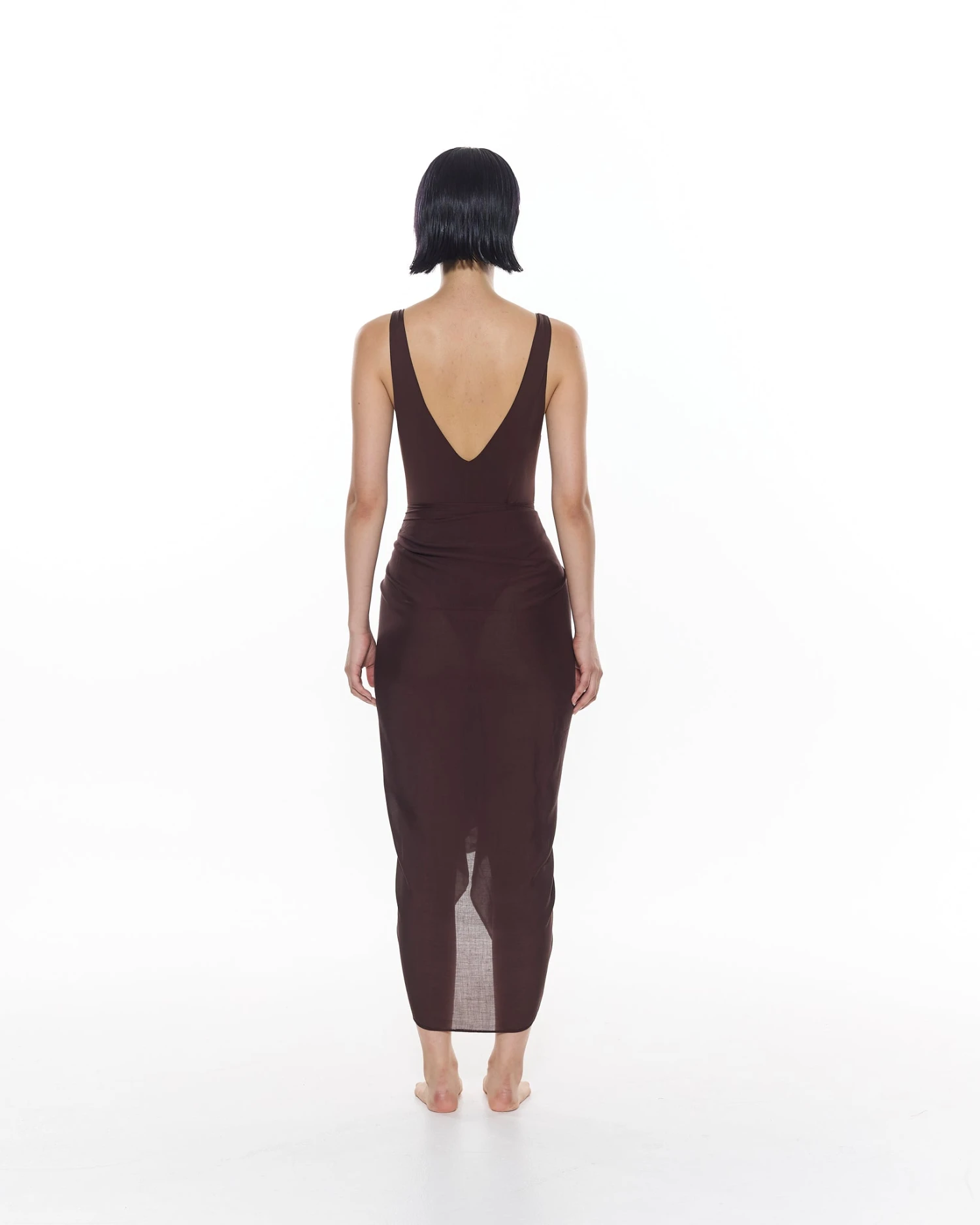 Dexter Sarong | Chocolate 3 Dexter Sarong | Chocolate - Image 3