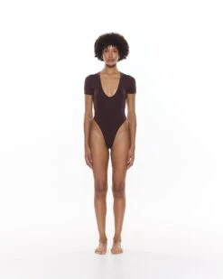 Cass One Piece | Chocolate -Myraswim CHOCOLATE3418