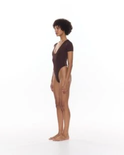 Alternative view of Cass One Piece | Chocolate