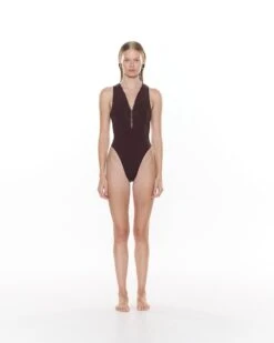 Davis One Piece | Chocolate 9 Davis One Piece | Chocolate -Myraswim CHOCOLATE4423