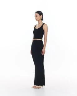 Alternative view of Blair Maxi Skirt | Black