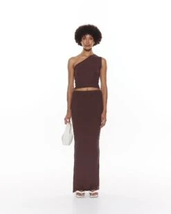 Blair Maxi Skirt | Chocolate