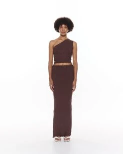 Blair Maxi Skirt | Chocolate 9 Blair Maxi Skirt | Chocolate -Myraswim MYRA073480