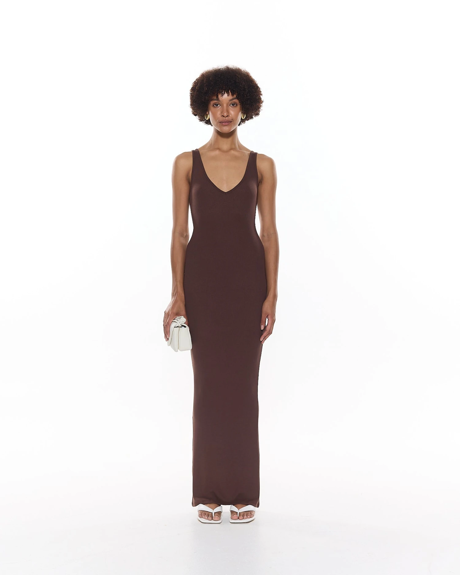 Telv Dress | Chocolate 1 Telv Dress | Chocolate