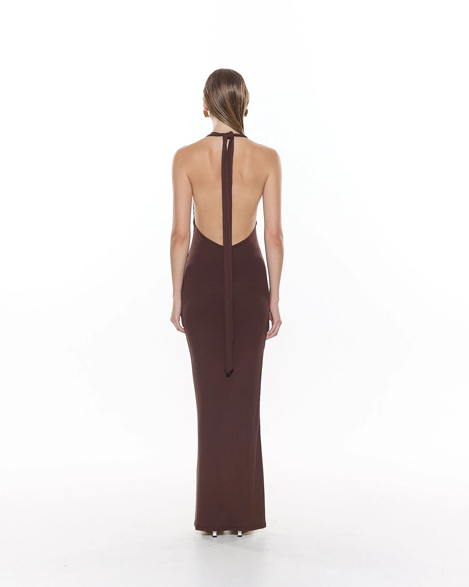 Ava Dress | Chocolate 3 Ava Dress | Chocolate - Image 3