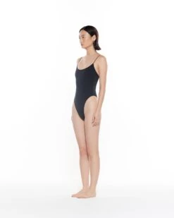 Alternative view of Yves One Piece | Black