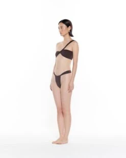 Alternative view of Enzo Top | Chocolate