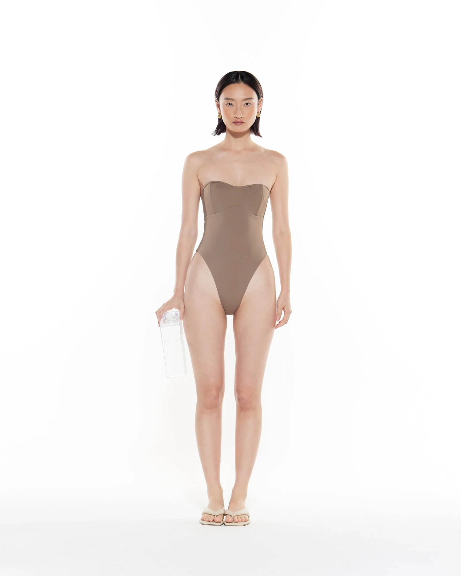 Otis One Piece | Taupe 1 Otis One Piece | Taupe