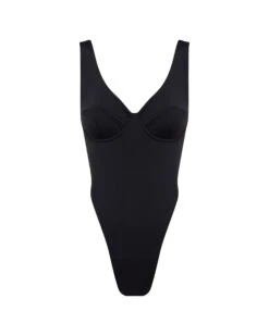 Mila One Piece | Black -Myraswim PW CATALOG 2511