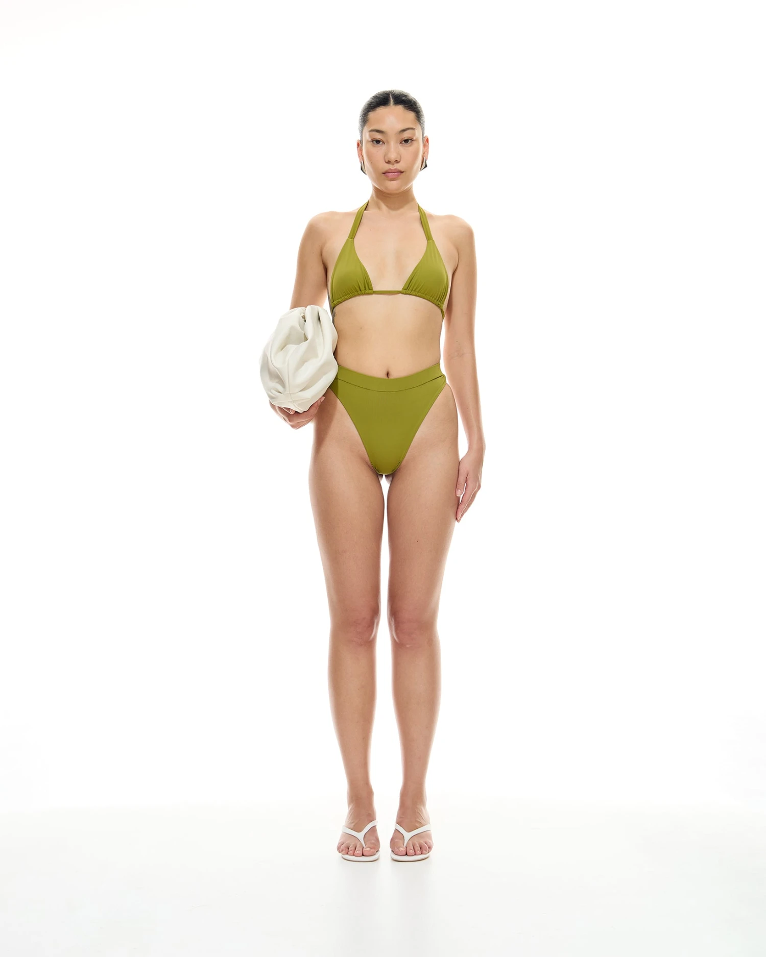 Kahlo Bottom | Olive 4 Kahlo Bottom | Olive - Image 4