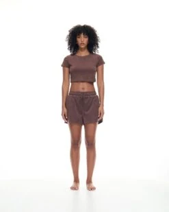Alternative view of Elvi Top | Chocolate